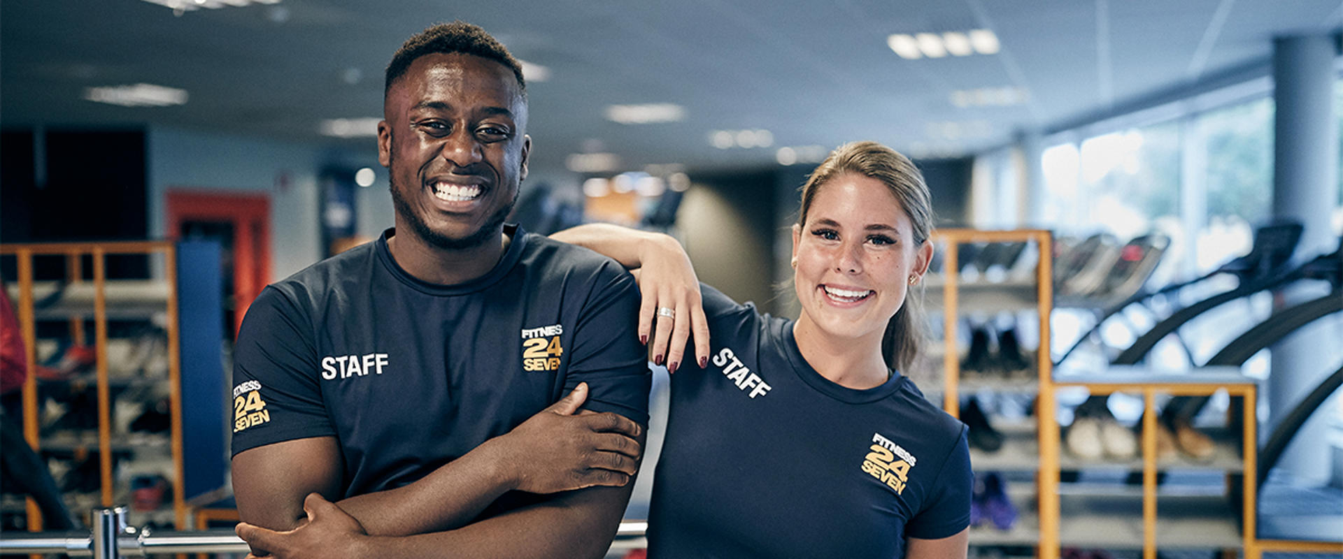 Instruktörer på gymmet