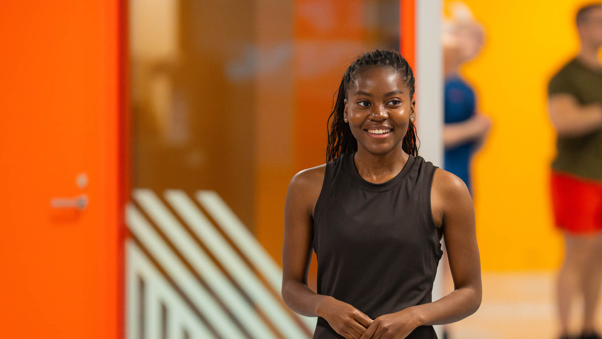 Syntyche Malololle on tärkeää, että treenipaikka löytyy läheltä arjen muita menoja.